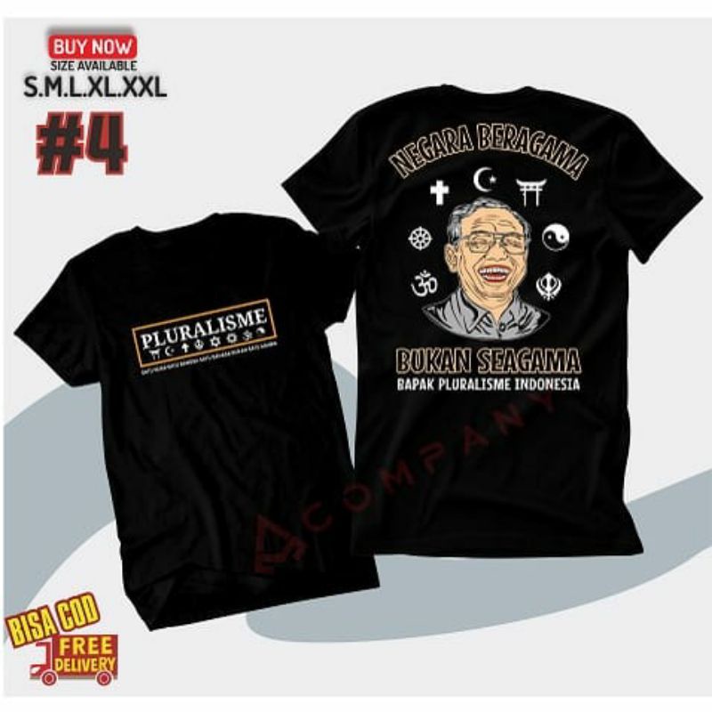 kaos tshirt PLURALISME