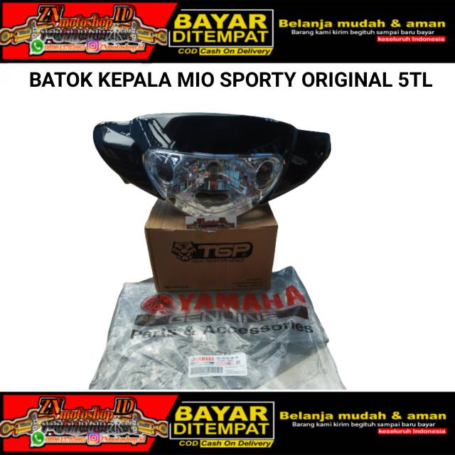 BATOK KEPALA TAMENG DEPAN MIO SPORTY KEPALA MIO SPORTY ORIGINAL 5TL + REFLEKTOR MIO SPORTY QUEEN