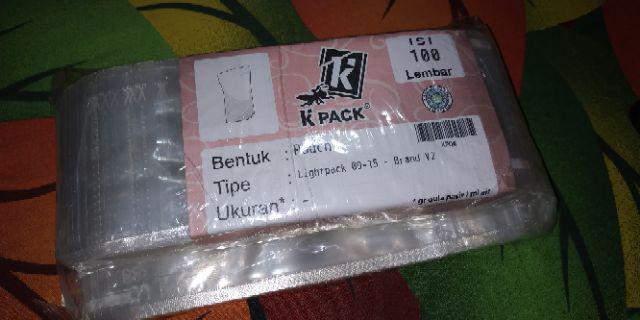 Standing Pouch Transparan 13x20 Cm (isi 50pcs) Kpack
