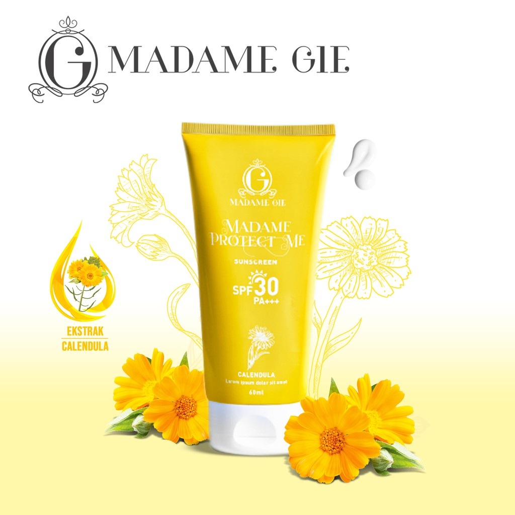 Madame Gie Madame Protect Me Sunscreen SPF 30 PA +++ Sun Block Tabir Surya Sun Screen