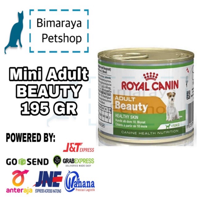 ROYAL CANIN MINI ADULT BEAUTY DOG WET FOOD / CAN 195GR