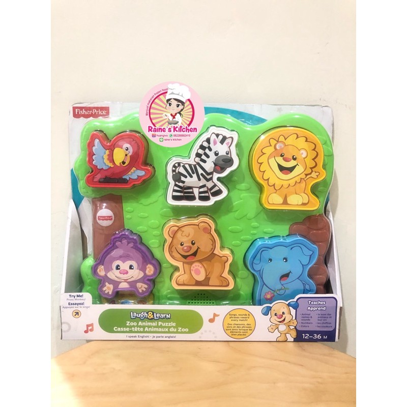 New Sale Fisher Price Zoo Animal Puzzle Shopee Indonesia