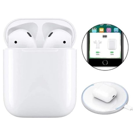 EARPHONE BLUETOOTH WITH POP UP ANIMATION ANDROID TWS RENAME GPS WURELESS CHARGING