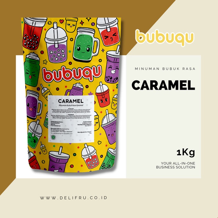 

POWDER DRINK CARAMEL LATTE BUBUQU - BUBUK MINUMAN KARAMEL SUSU