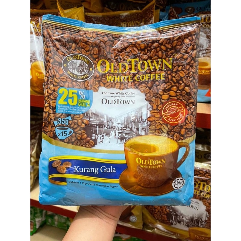

OLDTOWN WHITE COFFEE LESS SUGAR SACHET (kopi sachet)