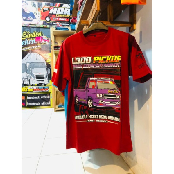 KAOS PICK UP||L300 PICK UP||PLASTISOL||KAOS DISTRO||PREMIUM||T-SHIRT ORIGINAL
