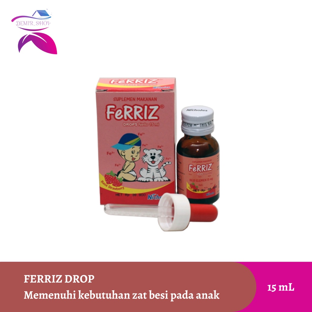 Ferriz Drop 15 mL Memenuhi Kebutuhan Zat Besi Pada Anak