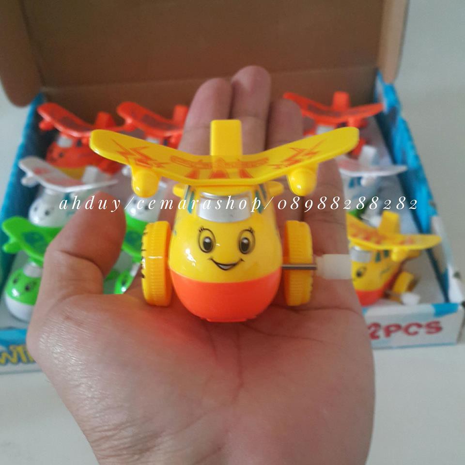 Mainan Anak Lucu Unik Cartoon Plane Mainan Pesawat Imut Mini