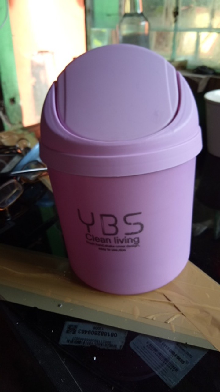 Kotak Sampah Kecil Tempat Sampah Meja Trash Can Mini Ybs