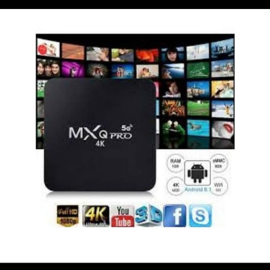 COD TV Box Android MXQ-PRO 4K Smart TVBox android media player garansi