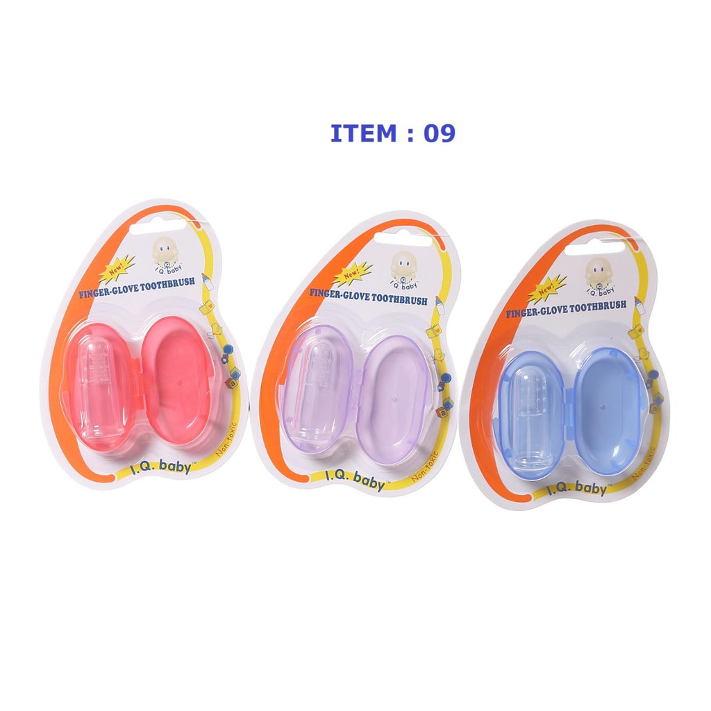 IQ Baby 1pcs Sikat Lidah Bayi / FINGER GLOVE TOOTHBRUSH