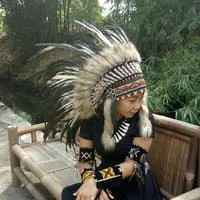 warbonnet/topi indian/topi carnaval,pesta/topi bulu ayam