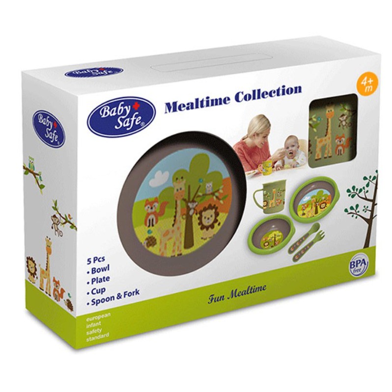 Baby Safe FS500 Mealtime Collection Set Alat Makan Bayi