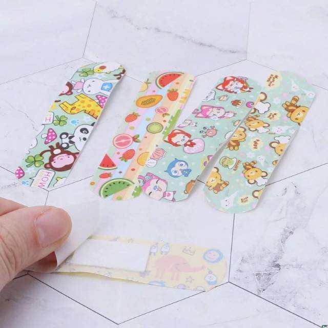 Plester Luka Anak Anti Air Karakter Kartun Lucu - Waterproof Band Aid Bandage Cartoon Series
