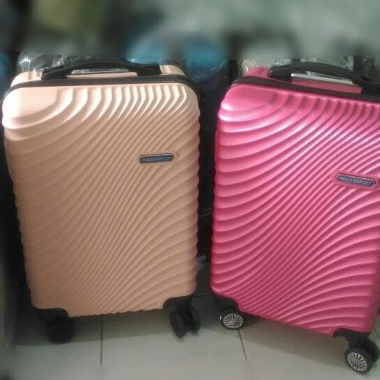 Tas Koper Fiber POLO EXPLY IMPORT 20inch Tas Pakaian Travel Size Cabin