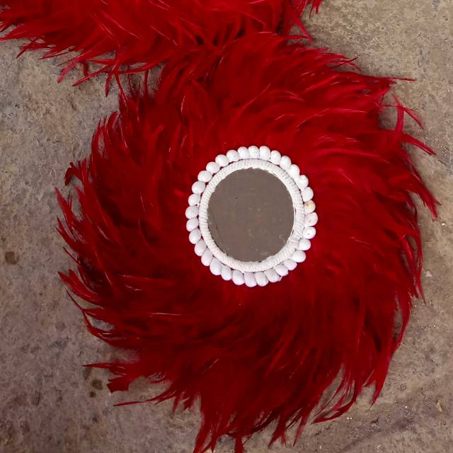 FREE BUBLE WARP Dekorasi Hiasan Dinding Rumah Kamar Ruang Tamu jujuhat Bulu Cermin Size 30cm