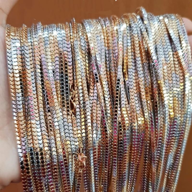 Kalung Titanium Wanita Kalung Kombinasi Blink