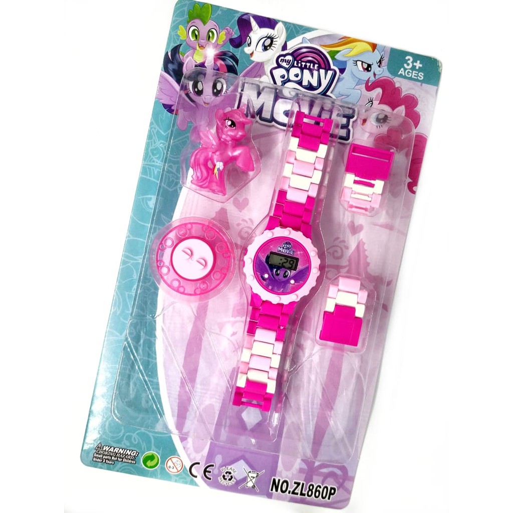 New Trend! JAM TANGAN ANAK LEGO MY LITTLE PONY JAM ANAK PEREMPUAN MURAH DIGITAL