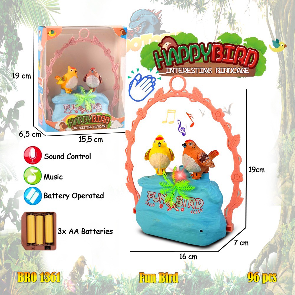 PROMO OTB192 BRO1361 BRO1260 BRO1376 BRO1397 Burung Sangkar Berkicau Pohon Mainan Anak Hewan Bintang ZOOTOPIA