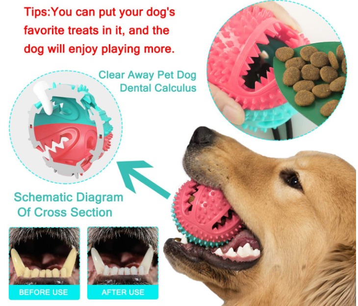 Self Tooth brush Molar Bite Treats ball