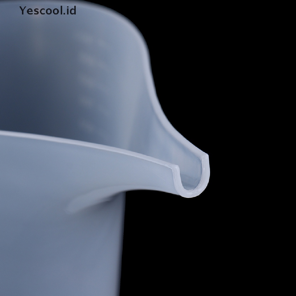 【Yescool】 Tip Mouth Plastic Measuring Jug Cup Graduated Surface Kitchen Bakery Tool .