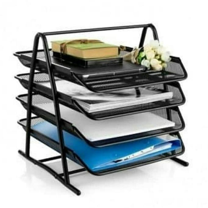 

Office & Stationery | Document Organizer | Rak File Document Organizer 4 Susun Tray Besi Arsip Surat | Best Seller