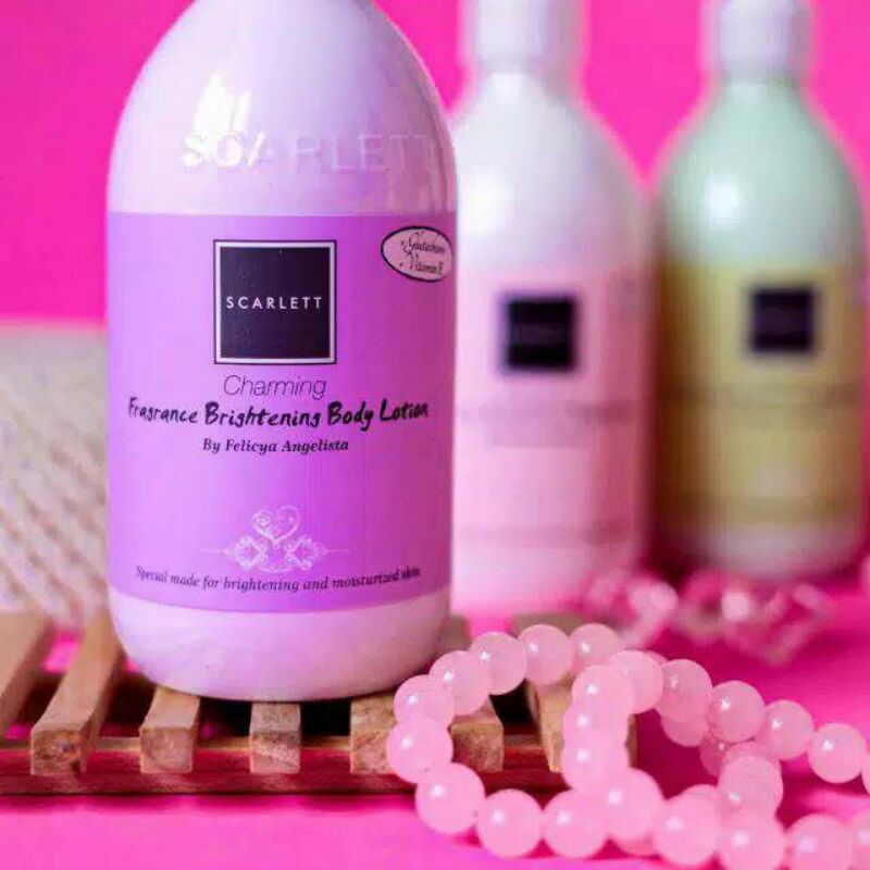 Whitening Body Lotion Charming Scarlett Original by Felicya Angelista