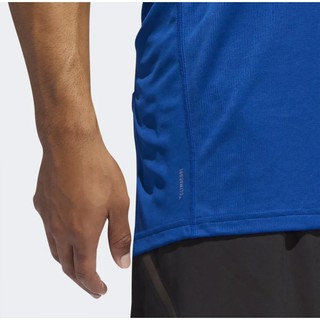  Kaos  Adidas  OWN THE RUN  SINGLET COLLEGIATE ROYAL Blue 