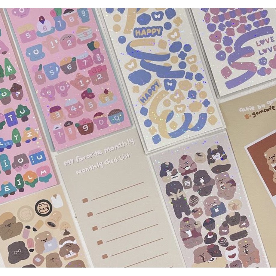 

[SCRIBBLE_ID] 1 Pc Ribbon Number Cute Confetti Pita Stiker Hias Deco Jurnal Scrapbook DIY S0022