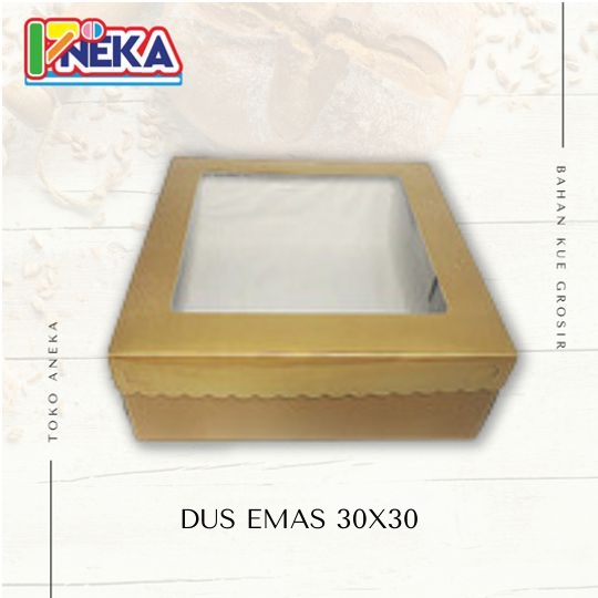 

Dus Emas 30x30 / Dus kue