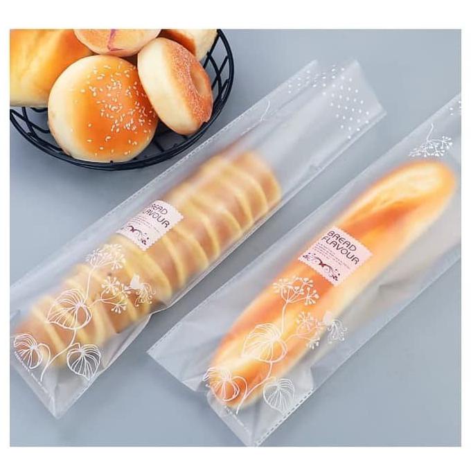 Plastik Roti Transparan Panjang 38 x 12 Bungkus Kemasan Roti