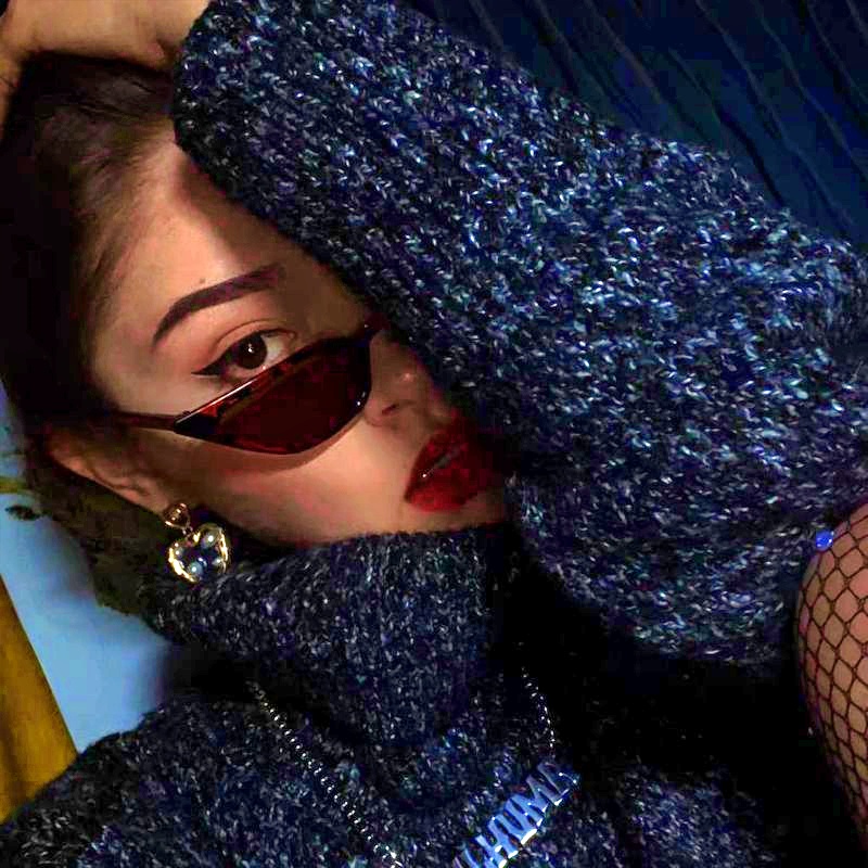 Kacamata Hitam Wanita Pria Korean Fashion Kacamata Gaya Wanita Terbaru / Kaca Mata Bnrtuk Lonjong Kotak Sunglasses Korean INS Fashion /Kacamata Cewek Cowok Sunglasses Korean INS Fashion Kacamata Hitam Korea Persegi Panjang Retro Vintage Fashion Show KCH19