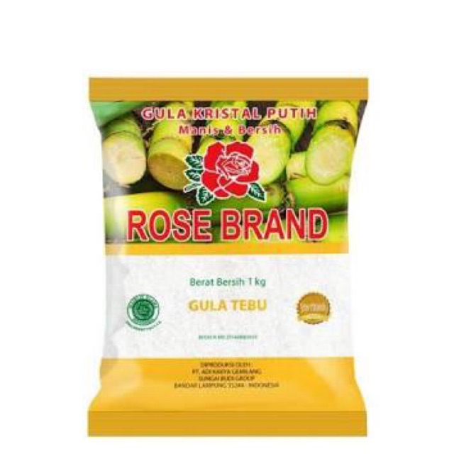 

Rosebrand Gula Pasir Kuning 1kg