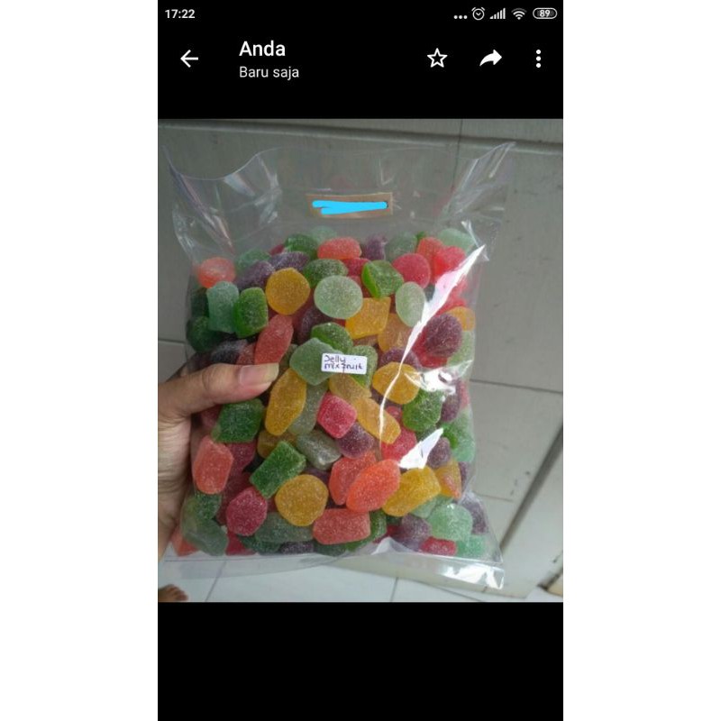 

jelly fruit mix / Permen jelly rasa buah / jelly starway 250g / permen yupi jelly