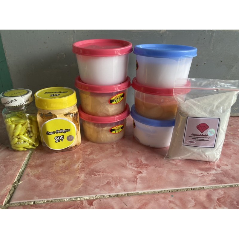 bahan handbody racikan glowing permanen putih merata