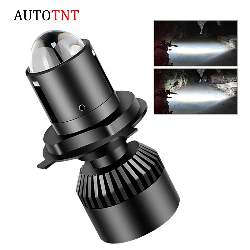 1 Pc Lampu Depan Motor H7 LED H4 HS1 12V Warna Putih Untuk Yamaha SUZUKI BMW