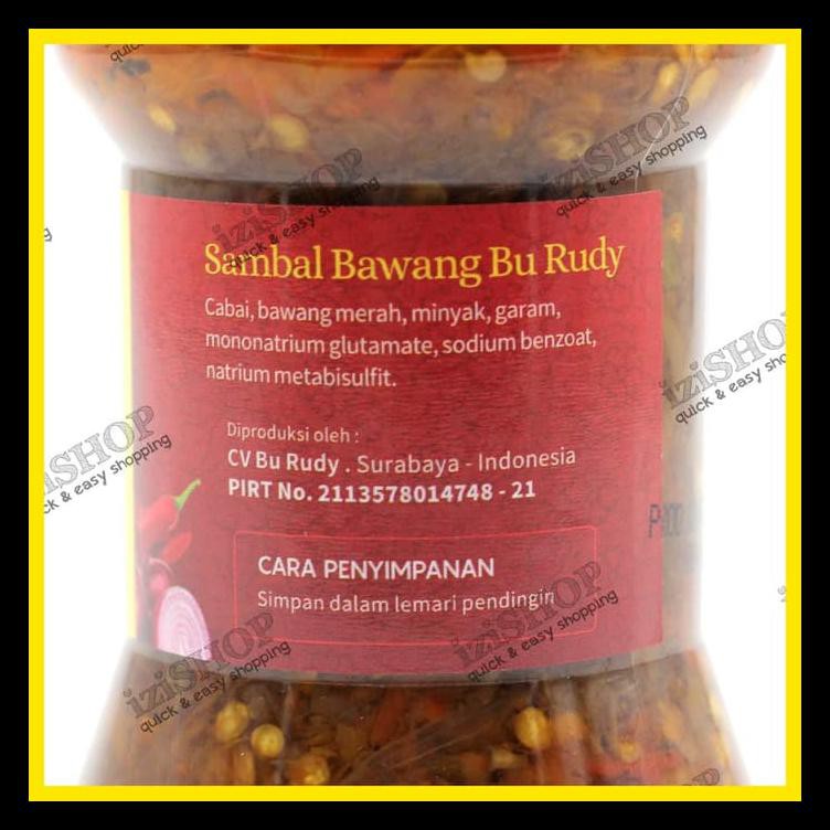 

Fresh Dari Depot Bu Rudy Paket Fantastic Four Sambal Bawang Bermutu