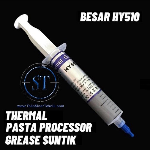 Pasta Processor CPU Thermal Paste Thermal Grease HY510 Suntik Besar Pendingin Cooller Peltier Processor Laptop