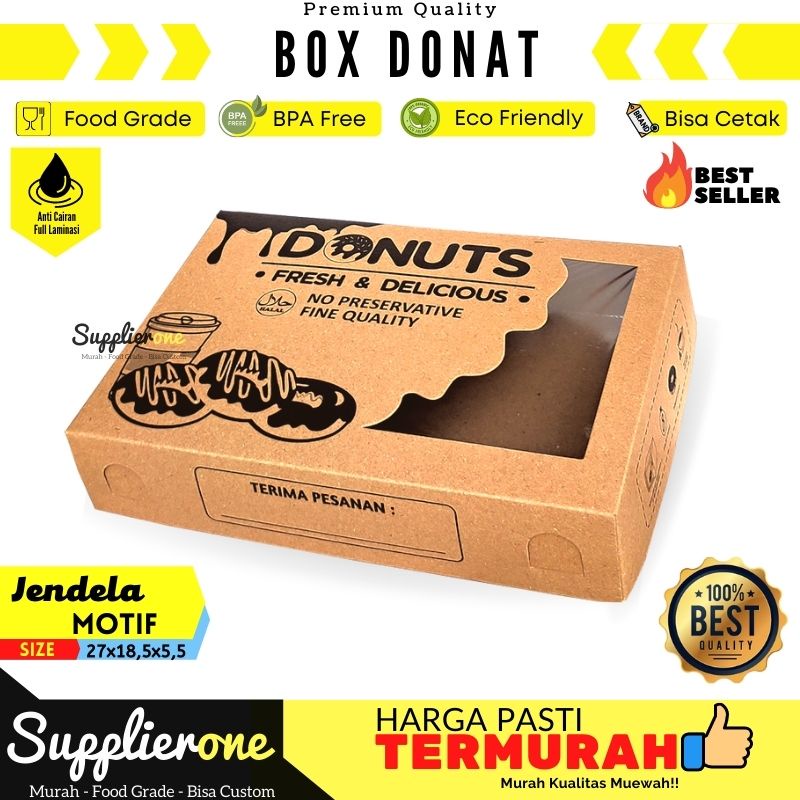 

Box Donat, Dus donat, Kotak Donat, Kemasan Donat, Tempat donat, box donat besar, custom box donat