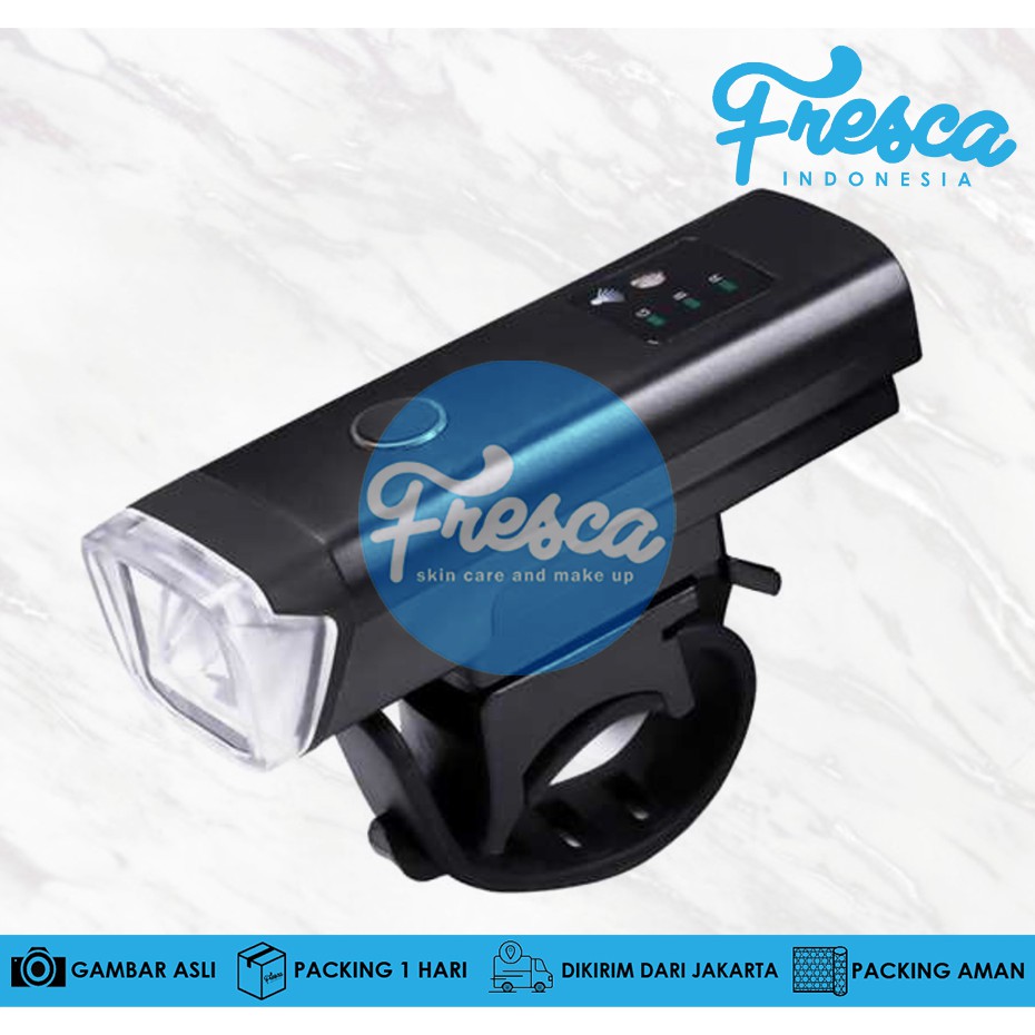 TaffLED Lampu Sepeda LED USB Rechargeable XPG 350 Lumens - HJ-047 Lampu Senter Sepeda