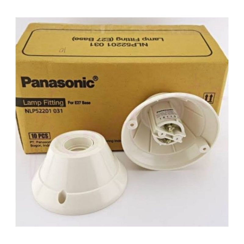 PANASONIC fitting lampu plafon/tempel rumah lampu fitting lampu bulat