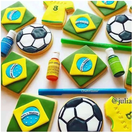 PEN EDIBLE COLOUR / DECORATING PEN EDIBLE MIX 10 PC / PEN PENGHIAS KUE