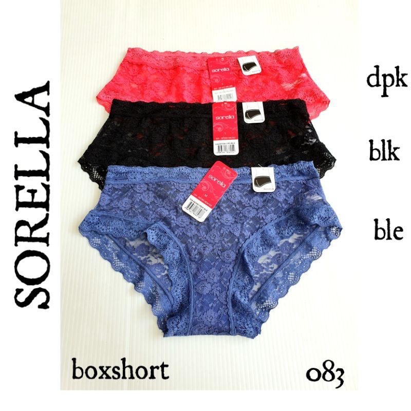 CELANA DALAM / CD WANITA SORELLA 083 - FULL BROKAT