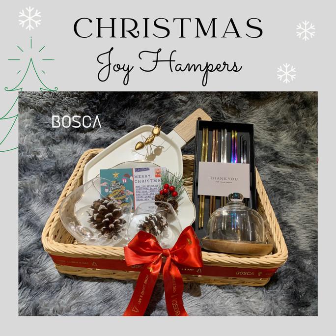 

JOY HAMPERS / HAMPERS NATAL PREMIUM / GIFT BOX ISI PIRING GELAS SUMPIT DGFXG6563