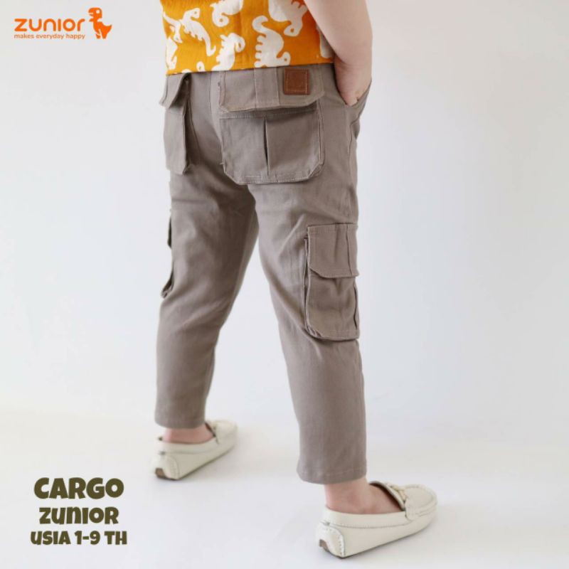 Cargo Anak Zunior Premium Khaki