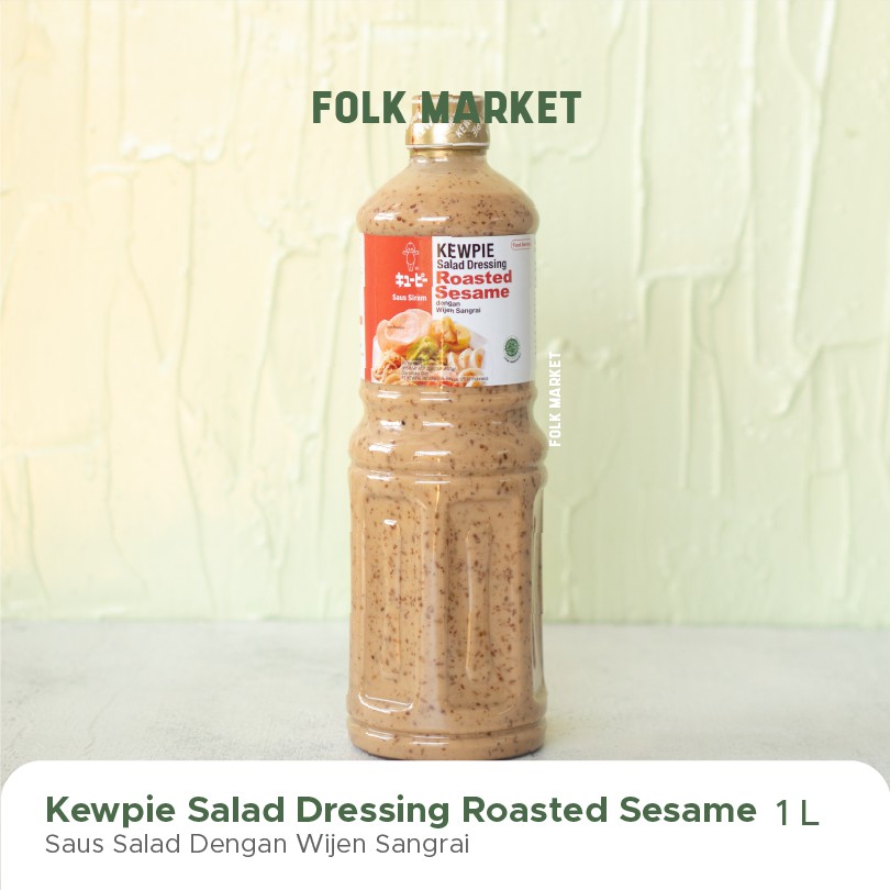 

KEWPIE Salad Dressing Roasted Sesame 1 L | Saus Salad dengan WIjen Sangrai 1 Liter