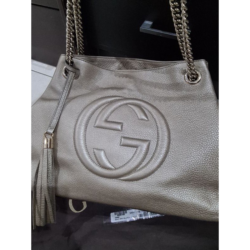 Gucci soho tote chain