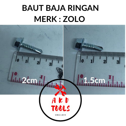 Baut Baja Ringan / Skrup "CAMEL" 10 x 16 / 10 x 19 / Baja Ringan CAMEL