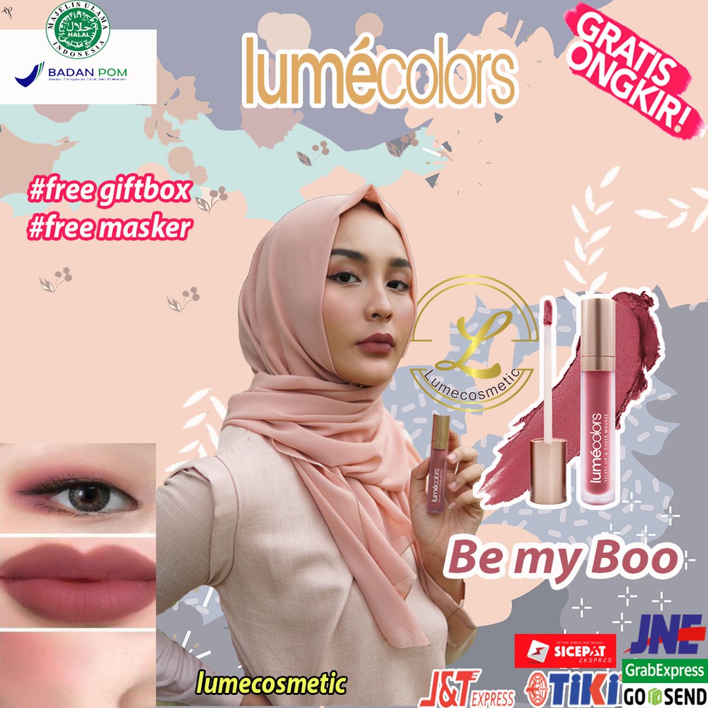 LUMECOLORS VELVET LIP & CHEEK MOUSSE - BE MY BOO