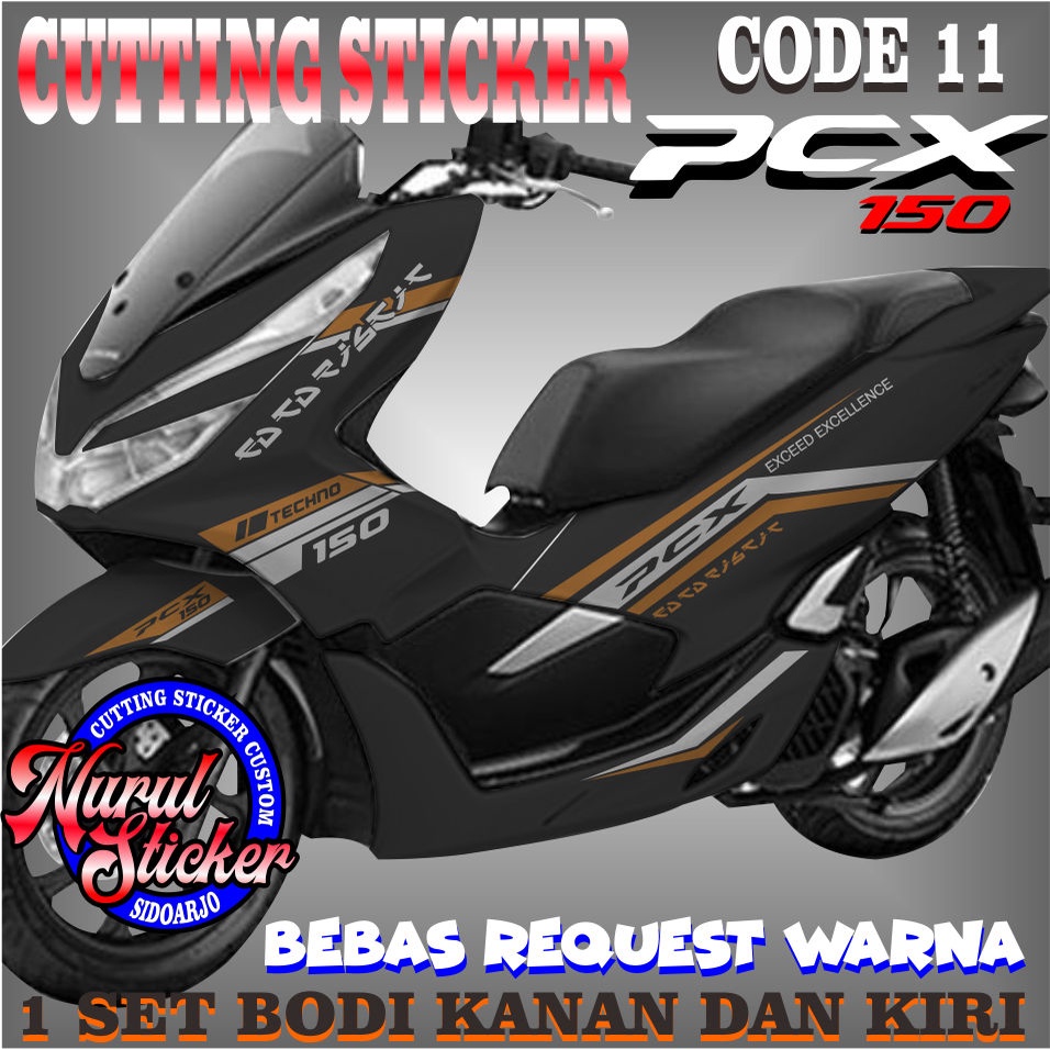 sticker pcx,cutting sticker pcx,sticker motor pcx 150